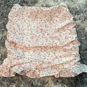 Hazel Boutique Pink floral skirt